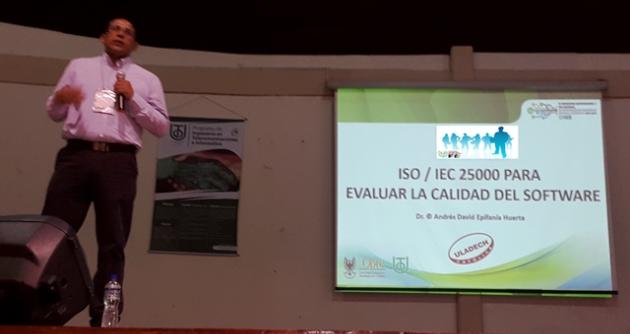 El profesional chimbotano participó junto a ponentes de otros países. foto: cortesía Uladech