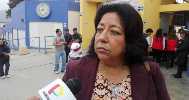 Maria Elena Foronda, electa congresista por Áncash. (Foto Lindberg Cruzado)