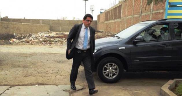 Fiscal llegó hasta la Fiscalía Especializada en Delito de Corrupción de Funcionarios de Nuevo Chimbote para entrevistar al ex secretario general de Chinecas.