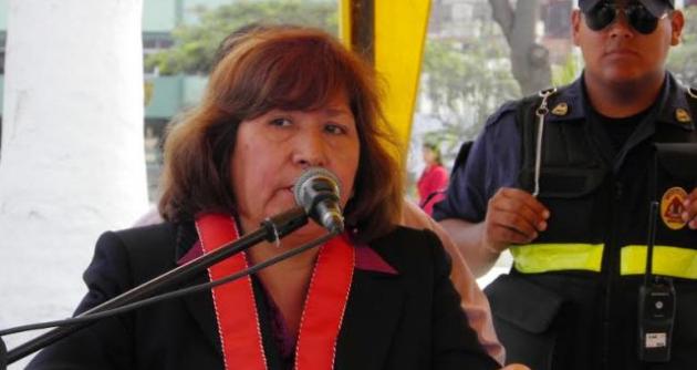 Fiscal Daniela Valencia Lara dio discurso de orden por 33 aniversario del Ministerio Público.