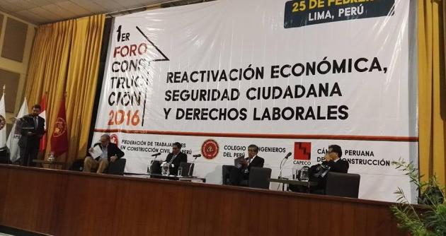 Decano del Colegio de Ingenieros de Áncash-Chimbote participó como panelista.