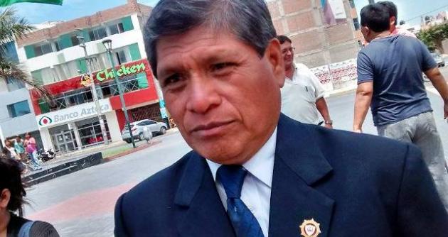 Gobernador de Nuevo Chimbote, Jorge Alvines Soto.