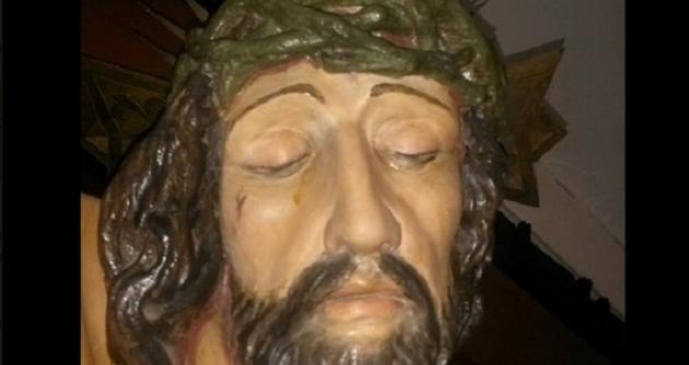 La imagen de madera del Cristo Doliente lloró, ante el asombro de los trujillanos.