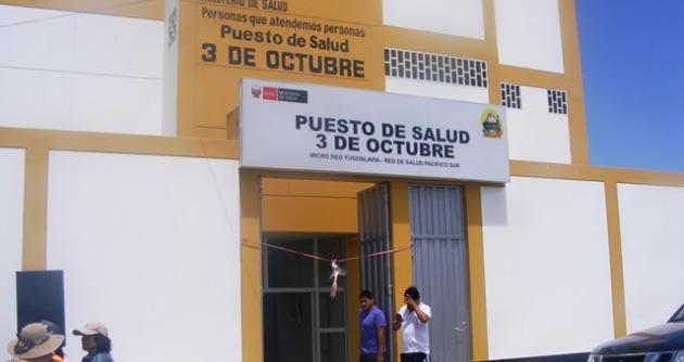 Después de tanta espera por fin los pobladores de "Tres de Octubre" podrán ser atendidos en posta médica.