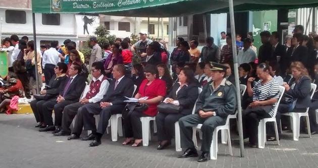 Las autoridades ediles fueron los grandes ausentes a la ceremonia de izamiento del pabellón en Nuevo Chimbote.