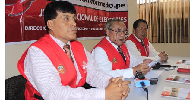 El JEE de Huaraz habilitó sólo seis listas de candidatos que postulan al gobierno de Áncash.