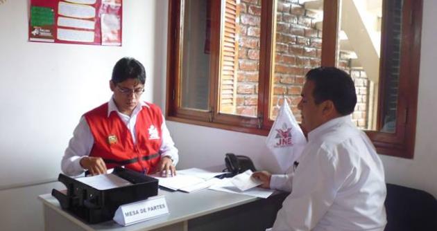 Oficina del Jurado Electoral Especial en Nuevo Chimbote sigue recibiendo listas de candidatos.