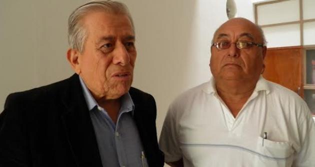 Jorge Manchego y Ezequiel Mayo, gerente general del Puerto de Chimbote y Autoridad Portuaria Regional, respectivamente.