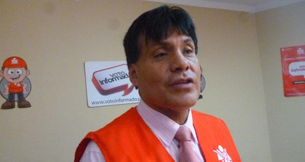Jorge Temple, miembro titular del JEE de Huaraz.