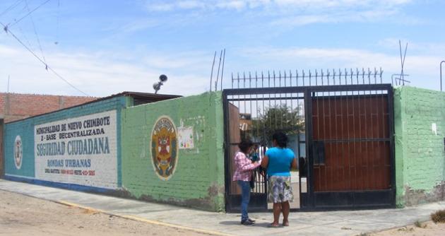 Local donde funcionaba una base de seguridad ciudadana, no cuenta con agua y luz debido a deuda.