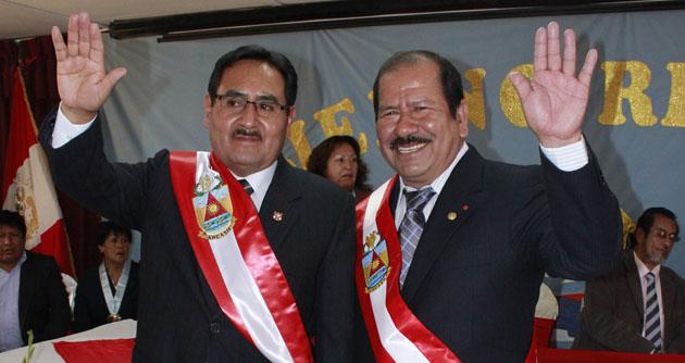 Nuevas autoridades juramentaron hoy, en una ceremonia realizada en la sede del Gobierno Regional de Áncash (Huaraz)