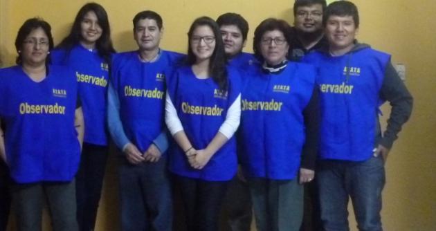 Primer grupo de observadores electorales de Chimbote capacitado en CECOPROS.