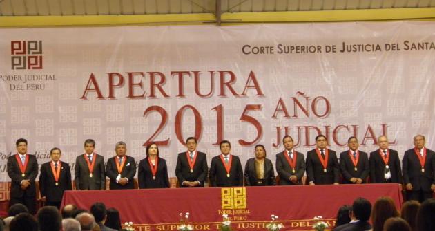 En ceremonia juramentó el nuevo presidente de la corte, Williams Vizcarra Tinedo, para el periodo 2015 y 2016
