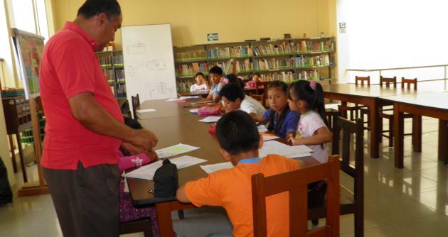 Anterior gestión edil no se preocupó por mantenimiento y mejora de centro de lectura.