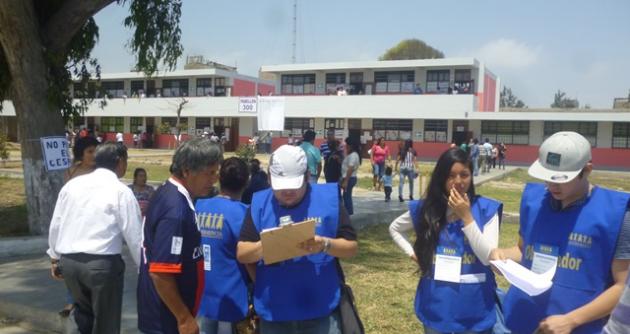 Voluntarios de Transparencia en acción el pasado 5 de octubre.