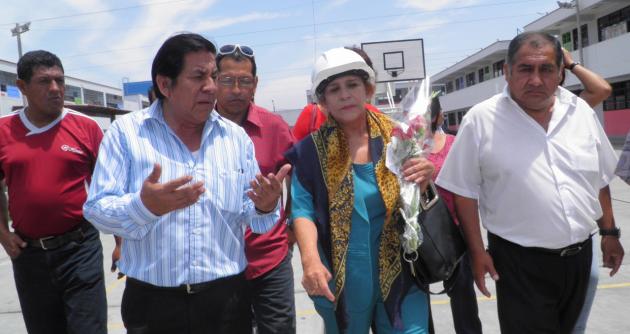 Gerente de la Subregión Pacífico visitó plantel de Chimbote.