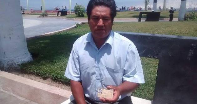 Jaime Rojas Manrique busca a su hija de 17 años que desapareció.