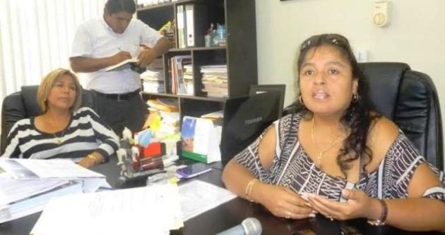 Gerente de la Municipalidad Provincial del Santa, Pamela Bermúdez Rodríguez.