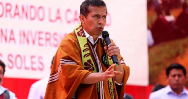 "Voy a visitar Áncash cuanto antes con el gabinete ministerial para poner orden", dijo hoy el presidente Humala. (Foto Andina)