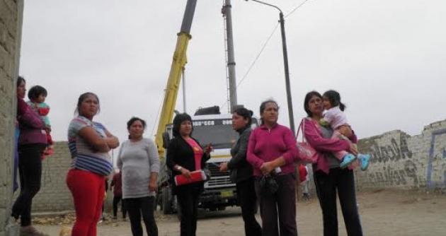 Los moradores de "El Porvenir" fueron agredidos por un grupo de delincuentes, que fueron a resguardar la instalación de una antena.