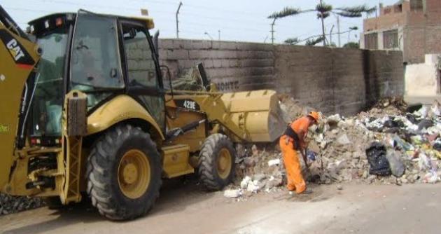 La maquinaria de la MPS está inoperativa y por ello se está dejando de recoger el 30 por ciento de desmonte y residuos sólidos de Chimbote.