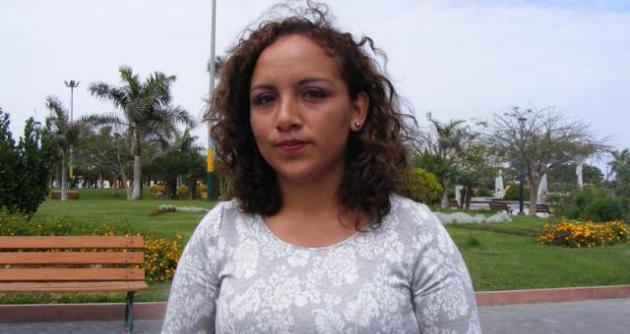 Regidora de Nuevo Chimbote, Sandra Fernández Beltrán.