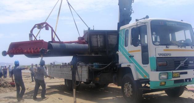 Sedachimbote instala "Draga" para limpieza de laguna de oxidación de distrito sureño.