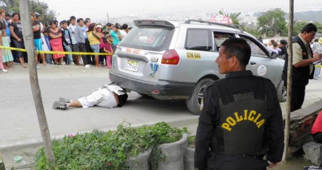 Jorge Luis Corales Huamán se convirtió en la víctima número 32 de la ola de violencia en Chimbote(Foto Lindberg Cruzado)