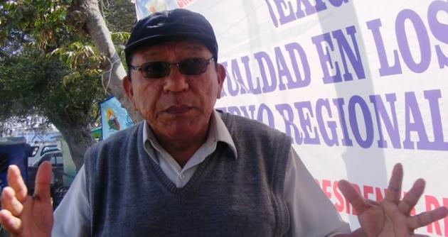 Dirigente dice que están a la espera de la respuesta de la autoridad regional respecto a sus pedidos.