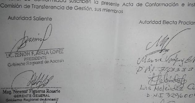 El presidente encargado Zenón Ayala pide al vicepresidente Enrique Vargas Barrenechea para que el transcurso del día acredite a sus representantes previa coordinación con Waldo Ríos.