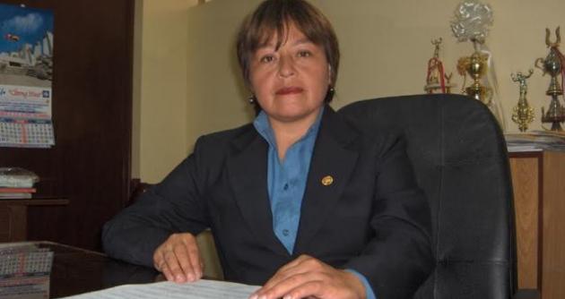 La doctora Kelly Mas Sandoval, jefa de la Oficina Central de Evaluación, Calidad y Acreditación de la UNS.