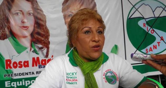 Victoria Espinoza alcaldesa de la provincia del Santa forma parte de las 3,047 mujeres electas autoridades en el Perú.