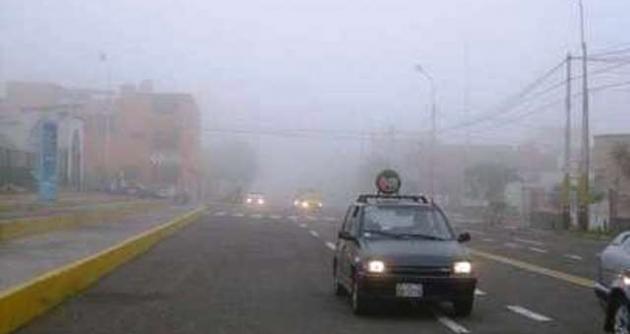 Se registrarán velocidades superiores a 45 kilómetros por hora, levantamiento de polvo.