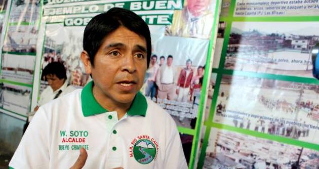 Walter Soto, candidato a alcalde de Nuevo Chimbote por Río Santa Caudaloso.