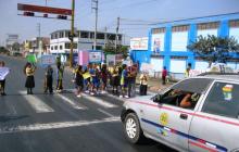Uno de los tres puentes peatonales estará en Meiggs. Foto: RPP