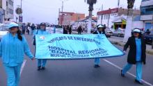 Enfermeras amenazan con radicalizar protestas. Foto: Milton Palpa